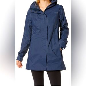 The North Face City Midi Trench Raincoat, Navy